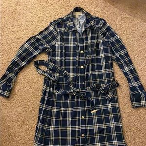 Micheal Kors Checkered Shirtdress